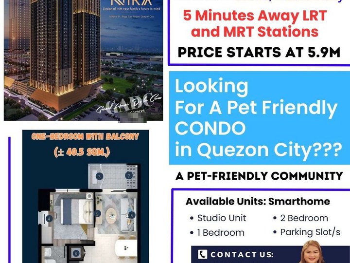 MIRA by RLC Residences Affordable Condo for sale in Cubao Quezon City Near Gateway, and TIP