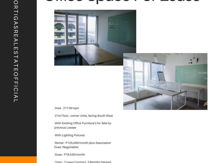 Office Space for Lease at Strata 100, Pasig