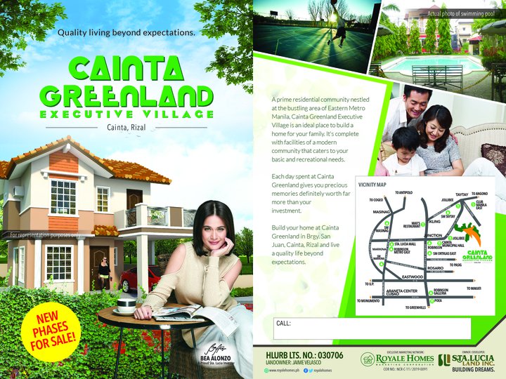 lots for sale!! GREENLAND CAINTA by STA LUCIA LANDS in RIZAL