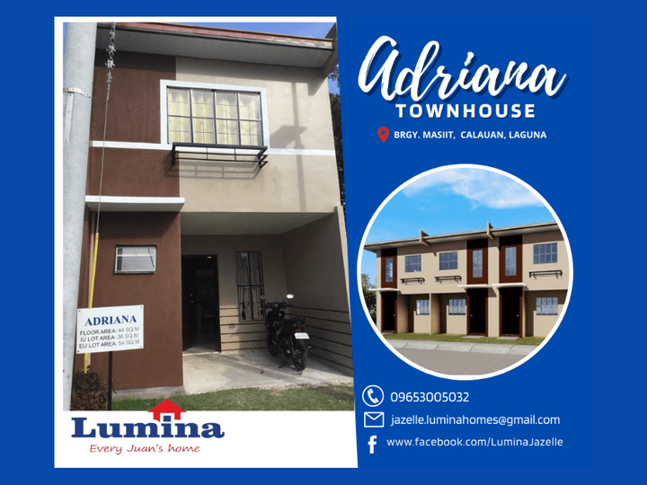 2-BR Adriana Townhouse for Sale | Lumina Calauan, Laguna