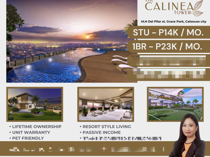 DMCI Condo for Sale in Caloocan near SM Central Preselling The Calinea Tower 2 Bedroom