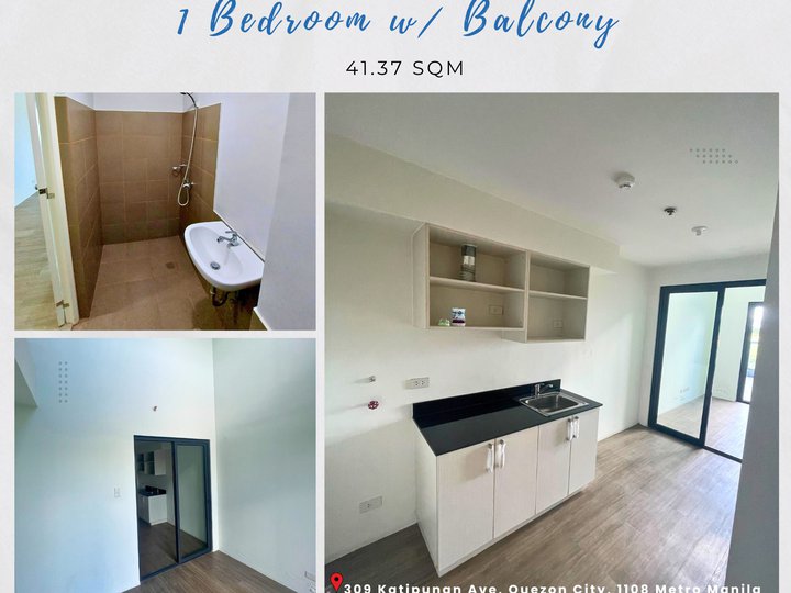 RFO 41.37 sqm 1-bedroom Condo For Sale in Quezon City / QC