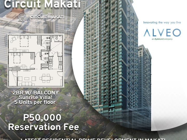 Special 2-bedroom Condo For Sale in Circuit Makati, Ayala Development