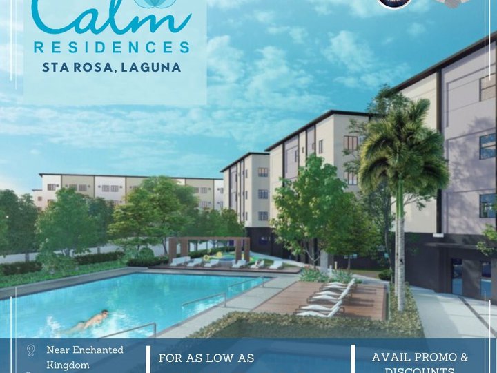 Calm Residences (Rent-to-own) For Sale Condo in Sta Rosa Laguna!