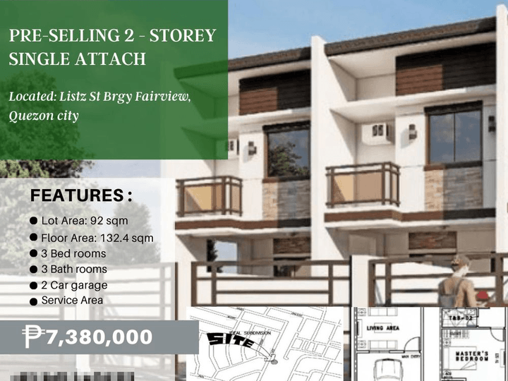 Affordable 3-bedroom Townhouse For Sale in Fairview Quezon City