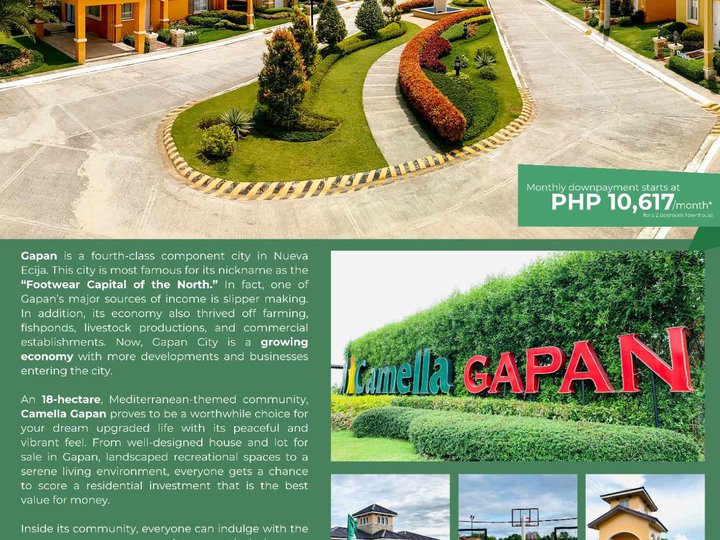 Property for Sale in Camella Gapan - GRETA 5 Bedroom Unit with Carport