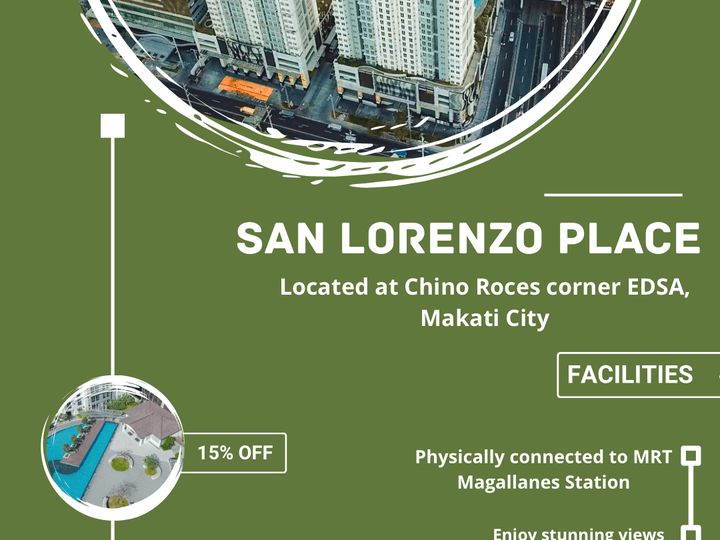 Condo for Sale in Makati 3 Bedrooms 77sqm combined, San Lorenzo Place, Near BGC
