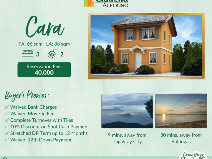 3BR & 2TB House for Sale in Alfonso Cavite (9 mins away from Tagaytay)