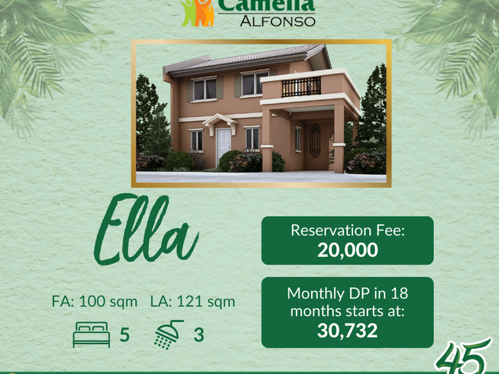 5BR House For Sale near Tagaytay - Investment starts at 30K