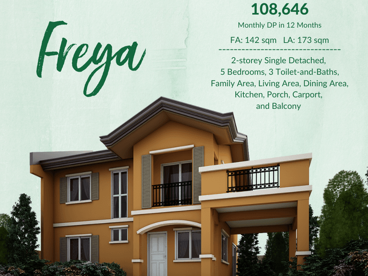 5BR + Family Area House For Sale near Tagaytay City (Camella Alfonso)