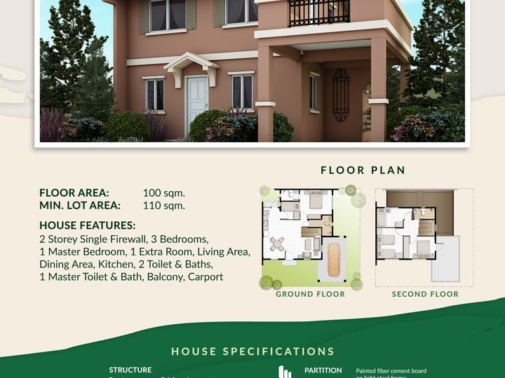 5-bedroom Single Detached House For Sale in Cabuyao Laguna (Ella)