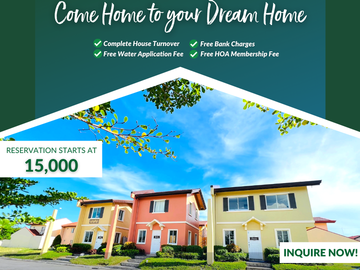 Come Home to your Dream Home in Camella San Juan