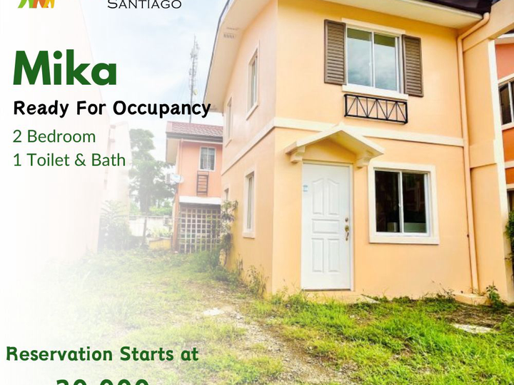 House and lot in Batal Santiago City, Mika 2 Bedroom RFO unit