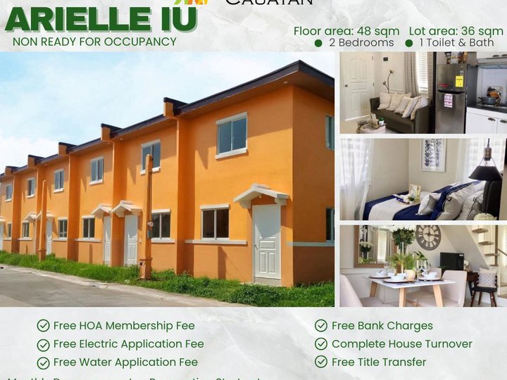 1 unit left House and lot in Tuguegarao- Arielle 2 Bedroom