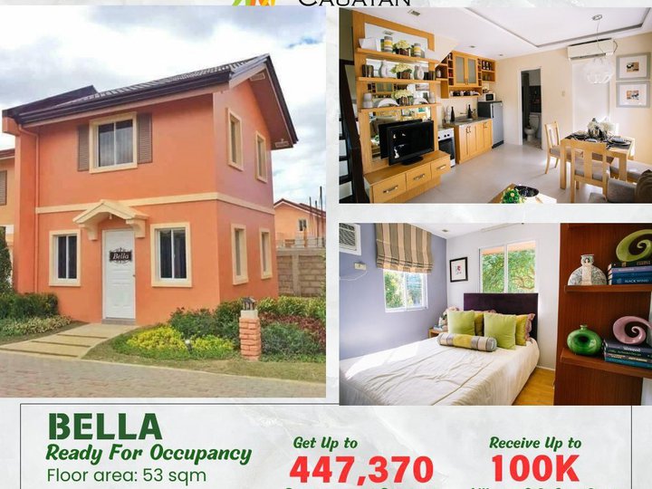 Bella RFO 2 Bedroom and 2 Toilet and bath with 447,370 DP Discount