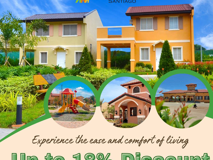 House and lot in Santiago city- Up to 18% Discount