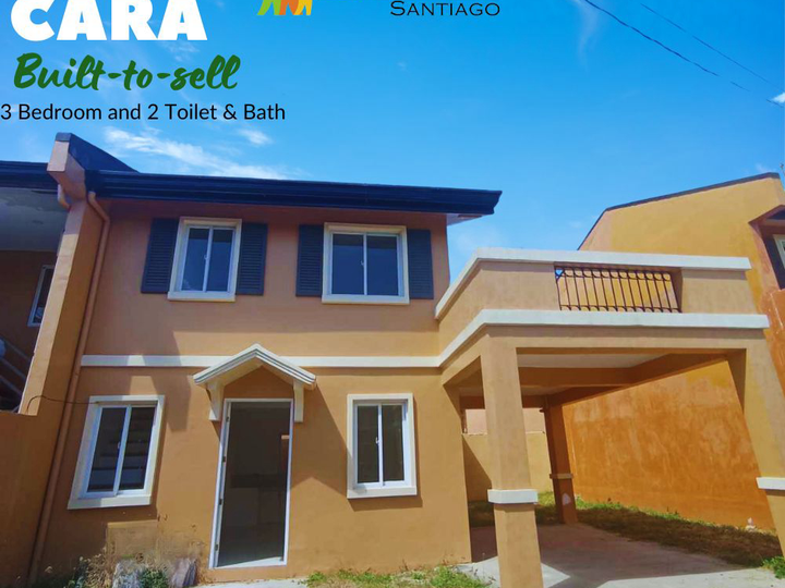 House and lot in Malvar Santiago City Cara 3BR Built to Sell
