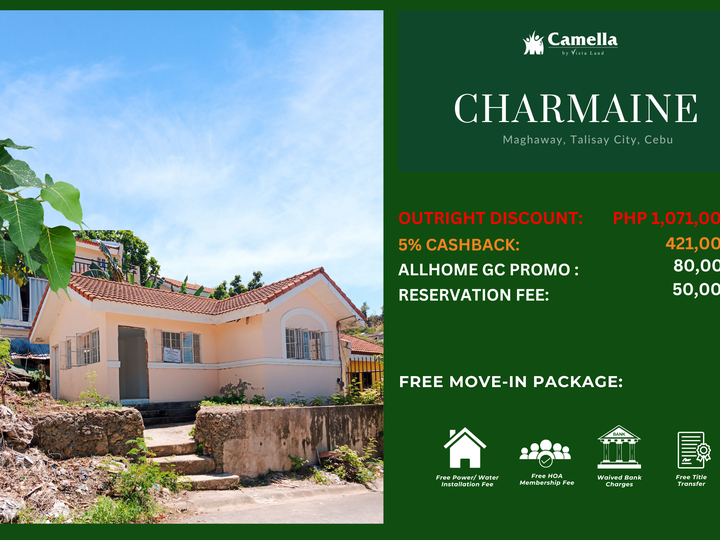 421K Cashback | Bungalow 2Br, 1TB House & Lot For Sale (Move-in Ready)