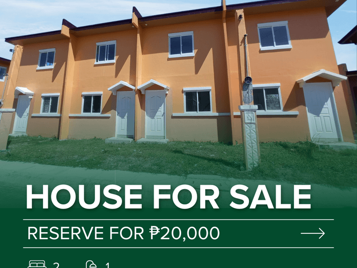 2-Bedroom Townhouse For Sale in Tagum
