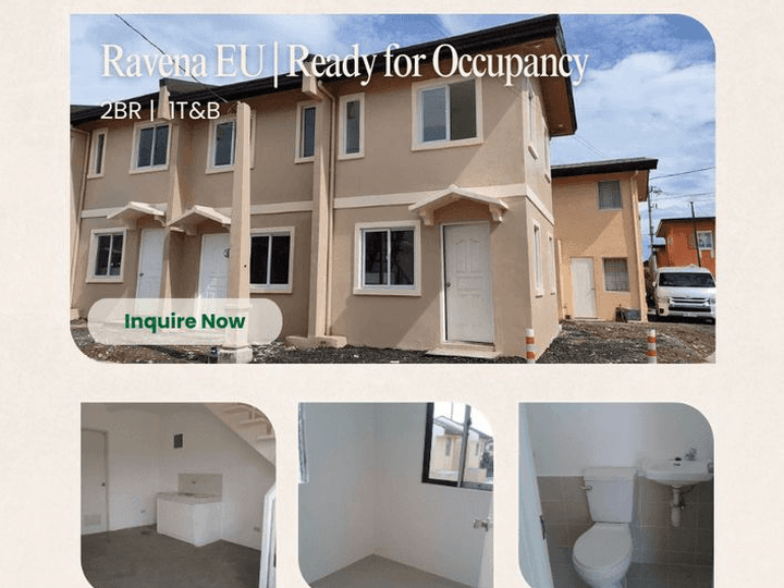 CAMELLA TRAILS - RFO 2-Bedroom House and Lot in Tagum City