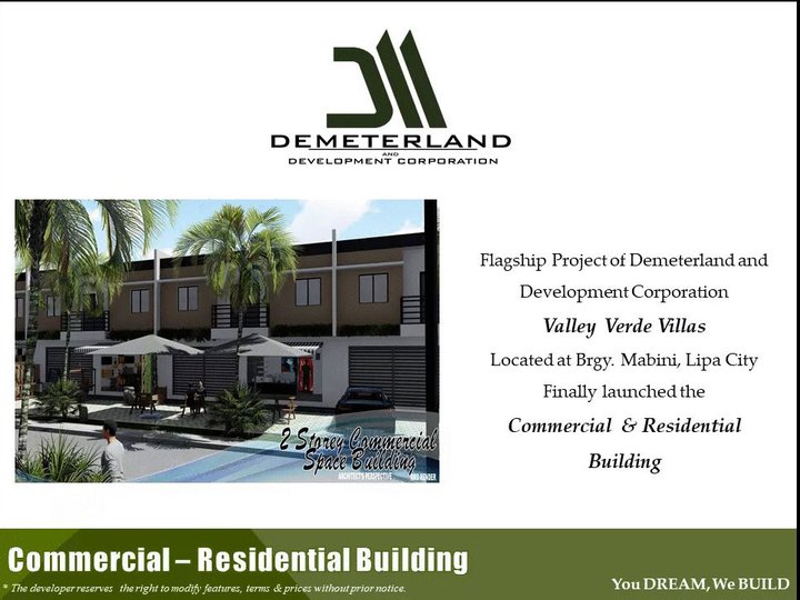 House with commercial area for sale in Lipa City Batangas