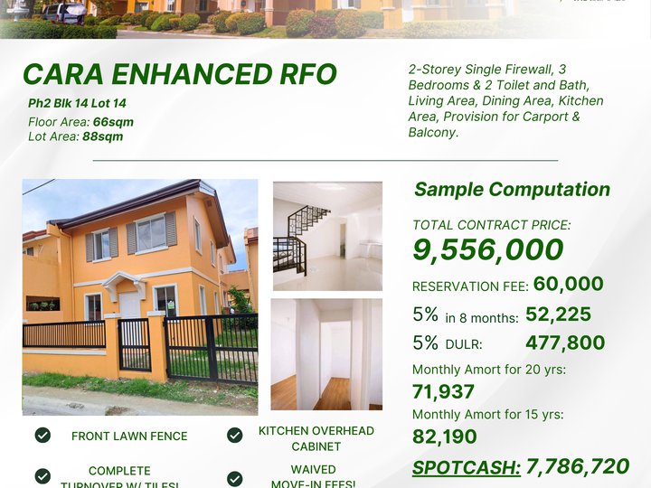 3-bedroom Single Attached House For Sale in Dasmarinas Cavite