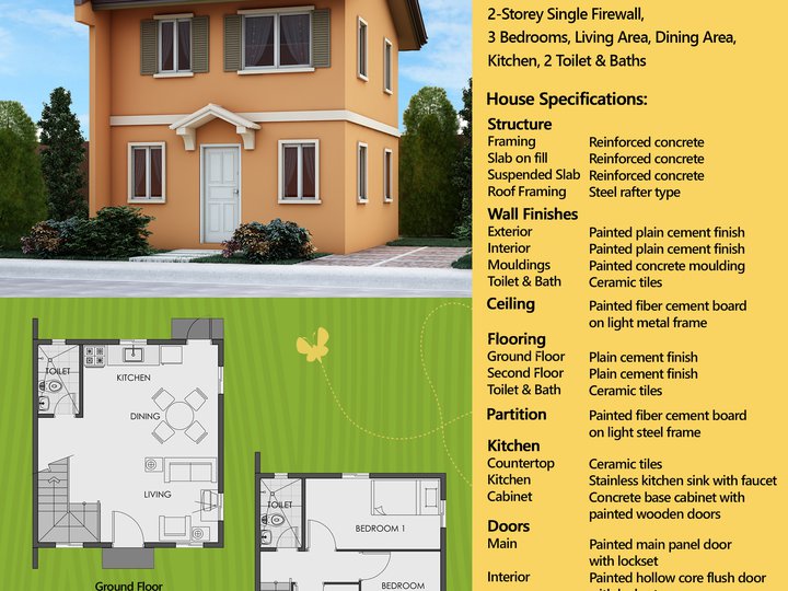 A NRFO 3-bedroom  House For Sale in San Pascual Batangas