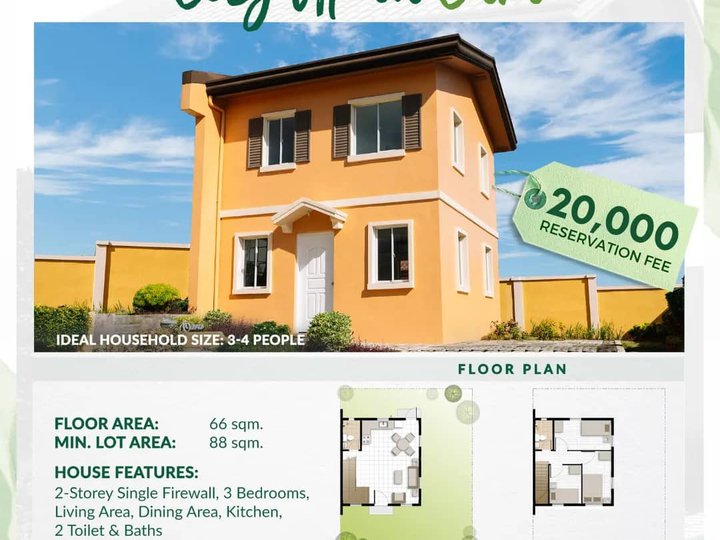 3-bedroom Single Detached House For Sale in Numancia Aklan