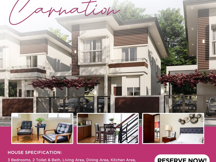 Pre-selling 3-bedroom Single Detached House For Sale in Lipa Batangas