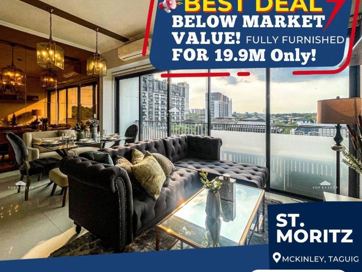 For Sale: 2BR Condo in Mckinley, Taguig, St. Moritz FIRE SALE!