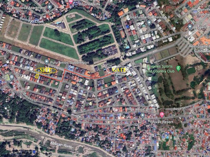 FOR SALE RESIDENTIAL LOT IN A PRIME SUBDIVISION IN ANGELES CITY NEAR CLARK