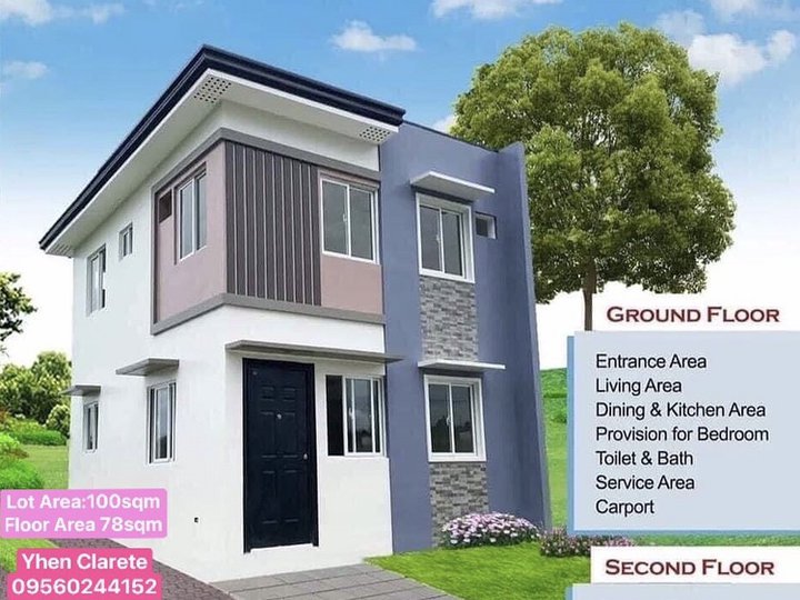 CHANEL- 3bedroom, 2TB, Single Attached House For Sale in Lipa Batangas