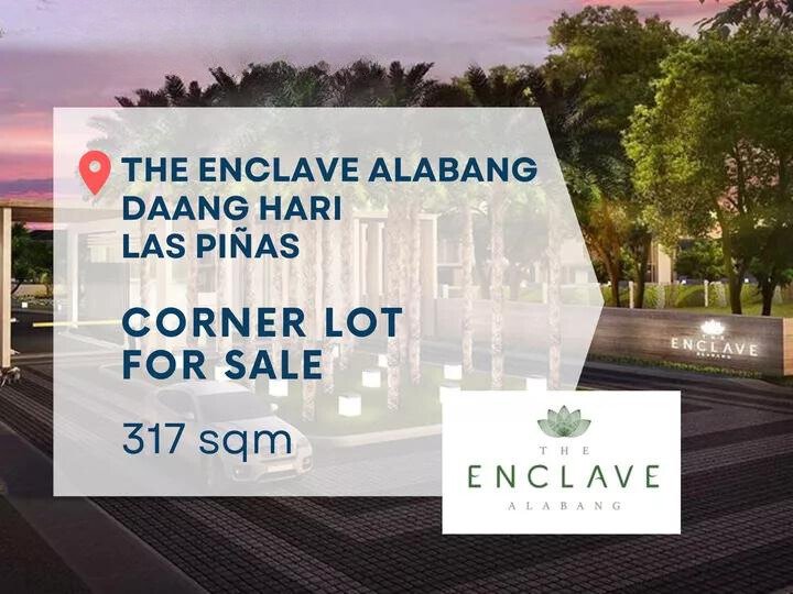 Prime Vacant Corner Lot For Sale in The Enclave Alabang, Las Pinas Metro Manila