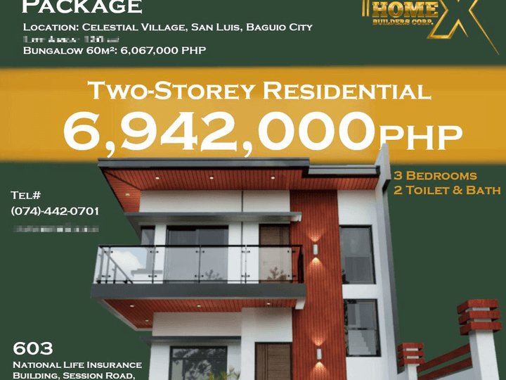 Pre-selling House and Lot Package in Baguio City