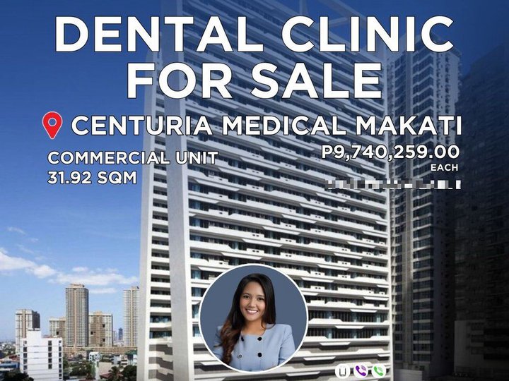 Commercial Medical Clinic Unit For Sale in Centuria Medical Makati