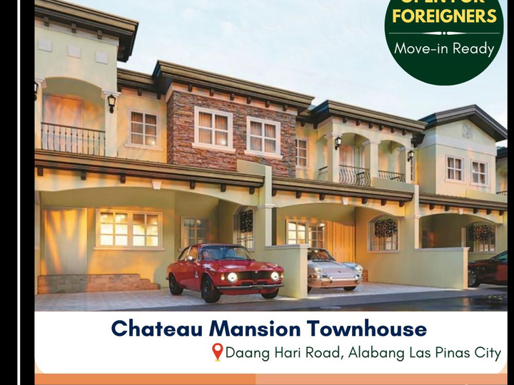 3 Bedrooms Luxurious Townhouse located just across Ayala Alabang.