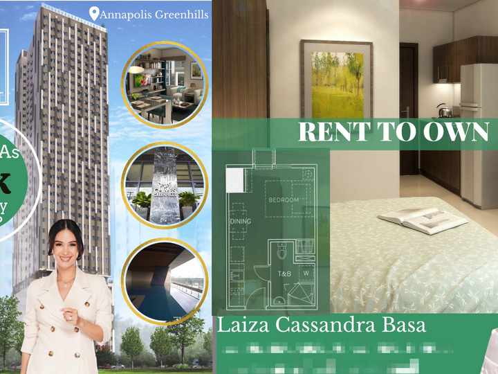2Bedroom for Sale at Greenhills Quezon City Rent to Own Move in @ 5%DP
