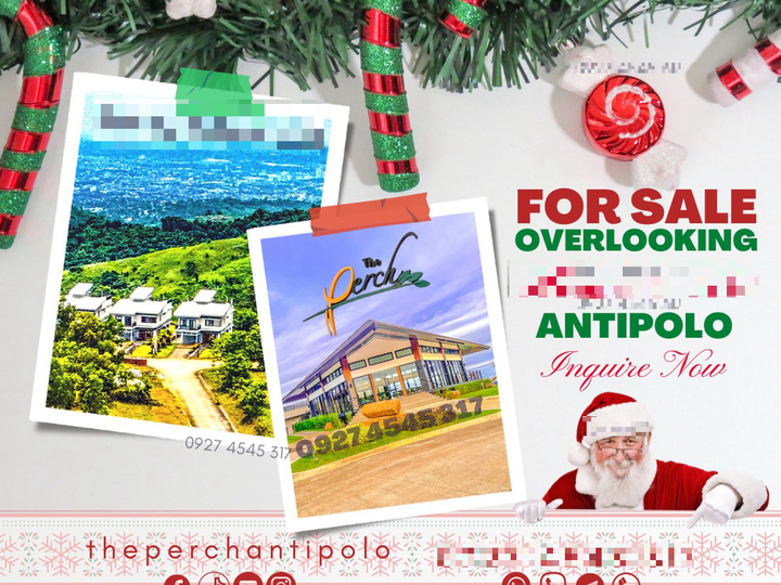 Overlooking lot for sale in Antipolo (The Perch By Sun Valley)
