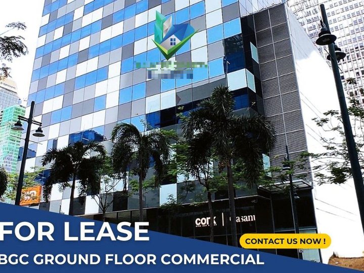 BGC Ground Floor Commercial Retail for rent Showroom Gym  Restaurant