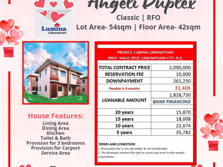 Affordable House and Lot in Cabanatuan Nueva Ecija_Angeli DX