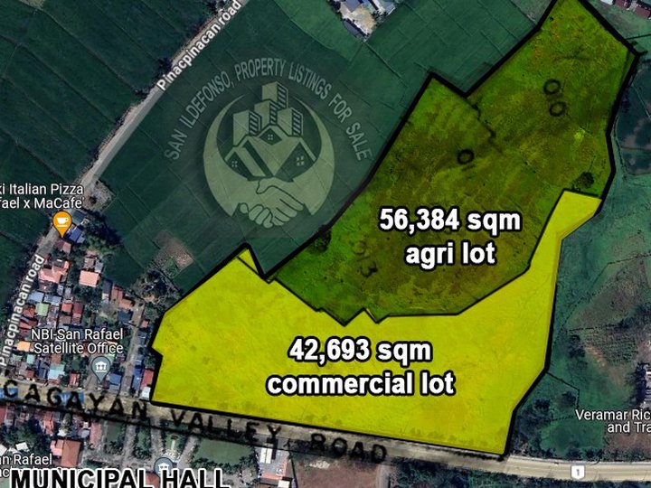 9.91 hectares Commercial Lot For Sale