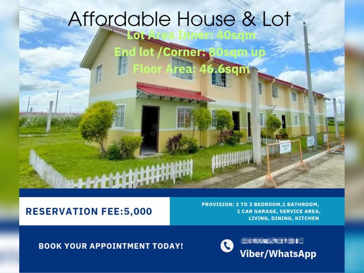 Affordable Townhouse in Batangas City