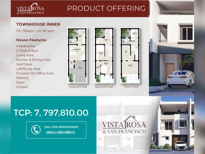 Pre selling Townhouse. Project here in Binan