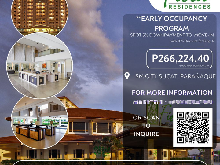 Ready for Occupancy 2 bedroom for sale near NAIA