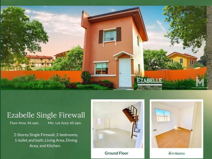 Exclusive: Two-storey, 2BR, 1Bath, Single Firewall (Camella House Model)