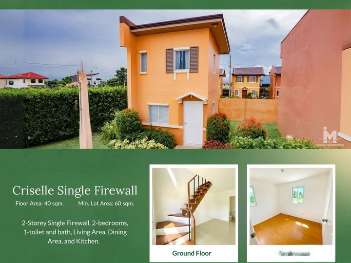 Exclusive:Two-story,2BR,1TB, Single Firewall (Camella House Model)