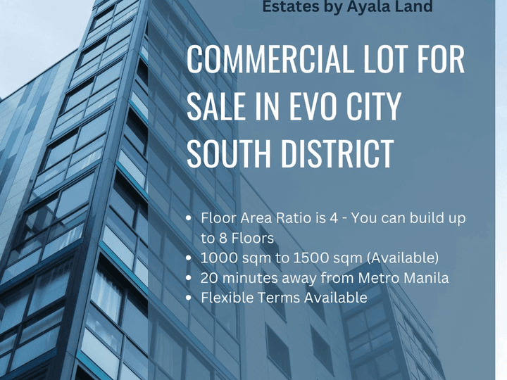 Evo City Commercial Lot for sale in Kawit Cavite