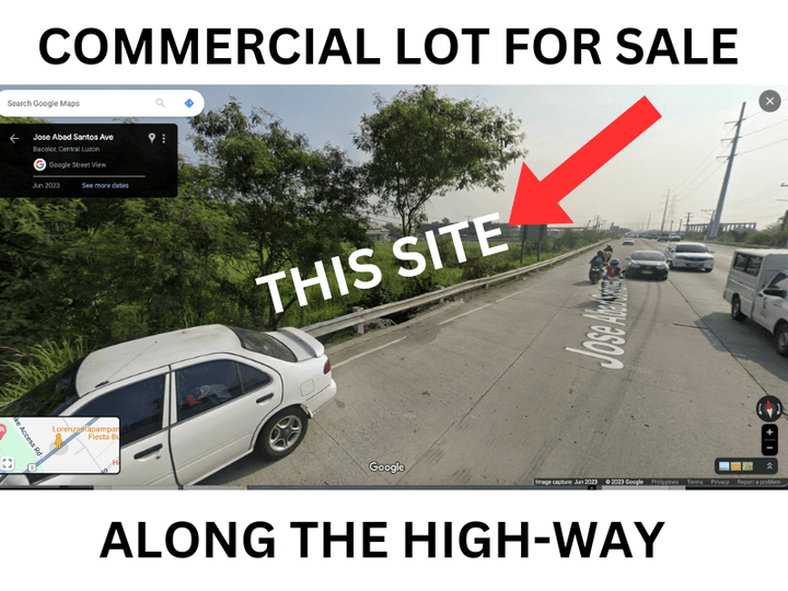 417 sqm Commercial Lot For Sale in San Fernando Pampanga Along The High-way