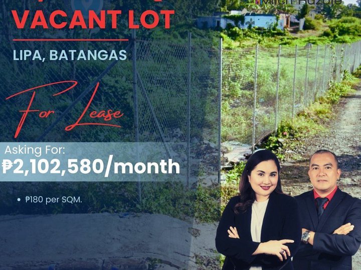 1.17 hectares Commercial Lot For Rent along Leviste Highway in Lipa Batangas