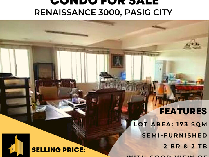 2-bedroom Semi Furnished Condo For Sale in Pasig